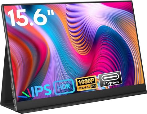 Портативный (переносной) Монитор 15.6" IPS FHD Type-C Новый: 34 000 тг ...