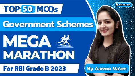 Cover Top Mcqs Government Schemes I Rbi Grade B I Mega