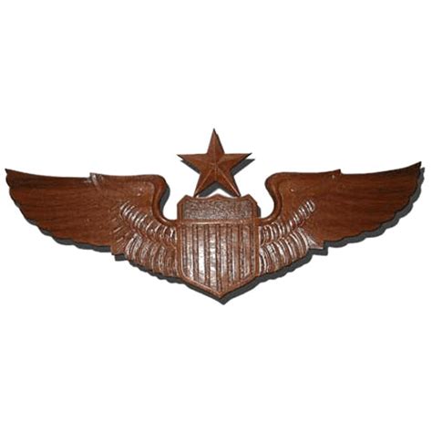 Usaf Senior Pilot Wings Insignia Plaque Plaques And Patches