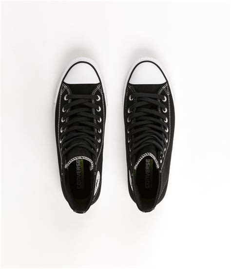 Converse Ctas Pro Hi Shoes Black White Flatspot