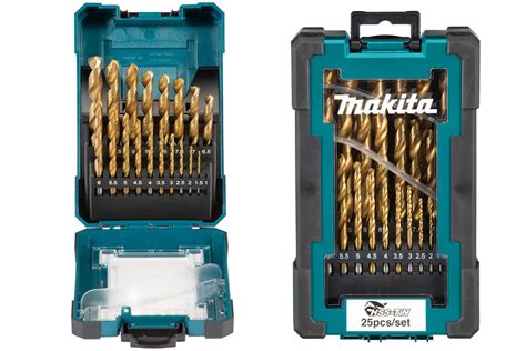 MAKITA Zestaw wierteł do metalu HSS TIN 1 13mm 25szt D 72235