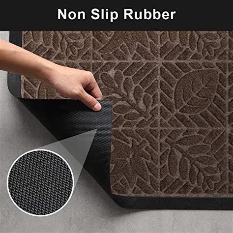 Amagabeli Large Outdoor Door Mats Rubber Shoes 18 X 30 Heavy Duty Low