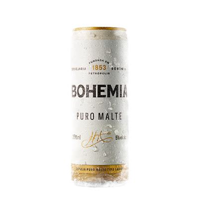 Cerveja Bohemia 350ml Sleek é aqui na Barcelos