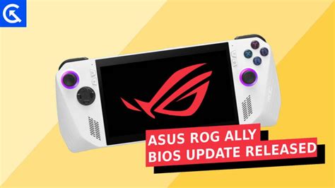 How To Update Bios On Asus Rog Ally