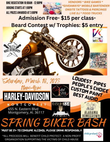 Spring Biker Bash Harley Davidson® Of Montgomery