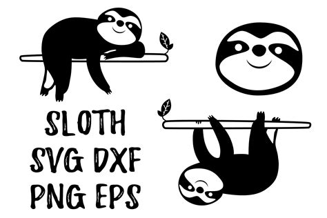 Sloth Girl Svg Sloth Svg Flower Crown Svg Sloth Png Cute Sloth Svg