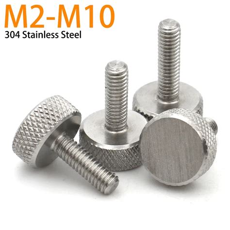 Pcs M M M M M M M M Stainless Steel Knurl