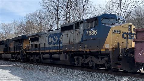 Csx Mixed Freight Woodbine Md Trains Railroads Csx Trains