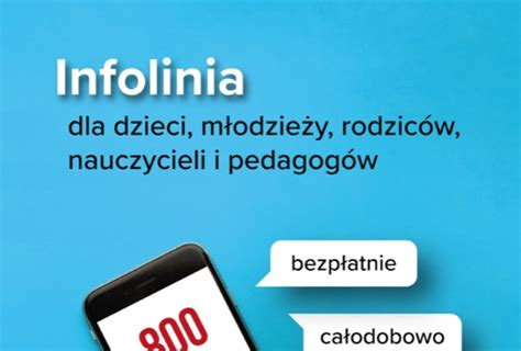 Infolinia Dla Dzieci Rodzic W Nauczycieli Szko A Podstawowa Im