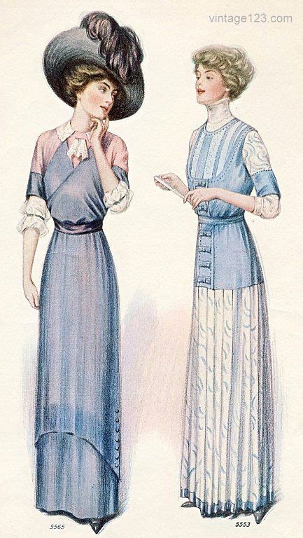 ampliar Moda de los años 1910 Ropa de época Moda eduardiana