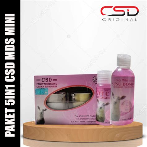 DISKON Paket Komplit 5in1 CSD MDS Berhologram Mini 15gr Krim Susu