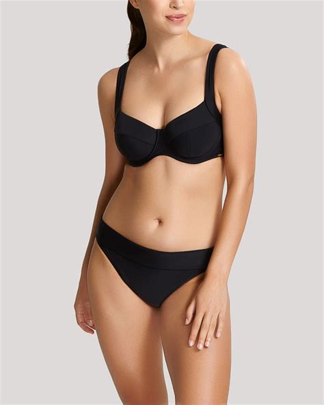 Anya Riva Full Cup Bikini Top Black Tkd Lingerie