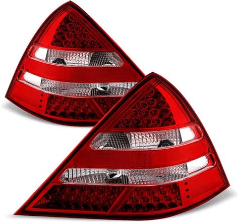 Amazon Akkon For Mercedes Benz R Slk Class Red Clear Rear Led