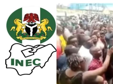 Election Abuja Residents Protest At Inec Office Over Election