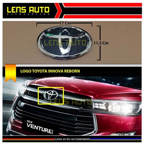 Jual Logo Toyota Innova Reborn Logo Grill Toyota Innova Reborn Logo