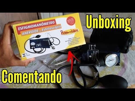 Esfigmoman Metro Aneroide Premium Estetosc Pio Unboxing Youtube