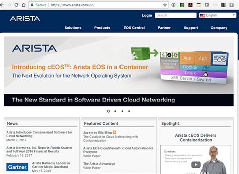 Arista Introduces Ceos Containerised Software For Cloud Networking