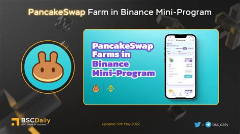 BSCDaily On Twitter PancakeSwap FARM Is Now Live In Binance Mini