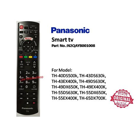 Panasonic Smart LED TV Remote Control | Shopee Malaysia