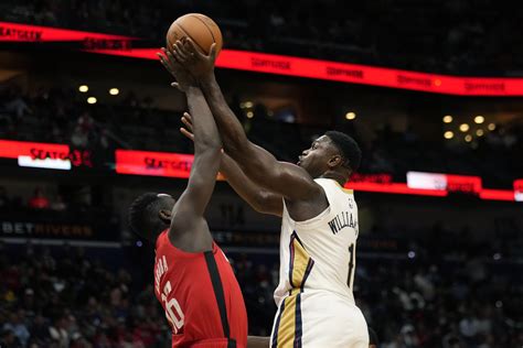 Zion Williamson Scores 26 As Pelicans Beat Rockets 119 106 Ap News