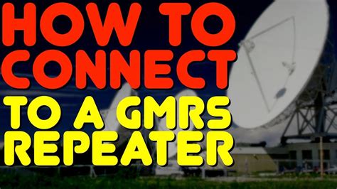 BRAND NEW to GMRS - Anyone Help on the "Repeater" setup process? I have ...