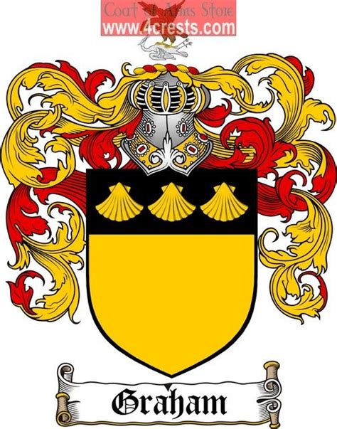 Graham Coat of Arms / Graham Family Crest | Coat of arms, Family crest ...