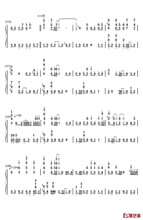 鸟之诗钢琴简谱 数字双手 Lia 简谱网