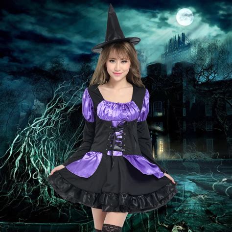 Sexy Adult Witch Costume Halloween Witch Dress Sexy Costumes For Women