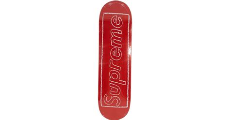 Supreme Kaws Chalk Logo Skateboard "SS 21" Size OS • Price