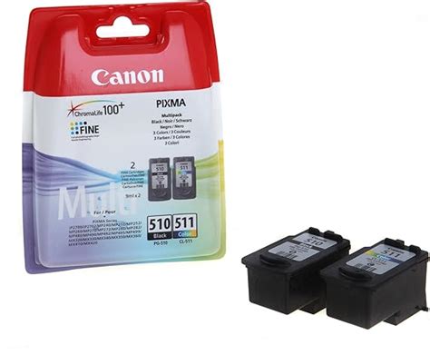 Canon Pg 510cl 511 Cartucho Multipack De Tinta Original Negro Y