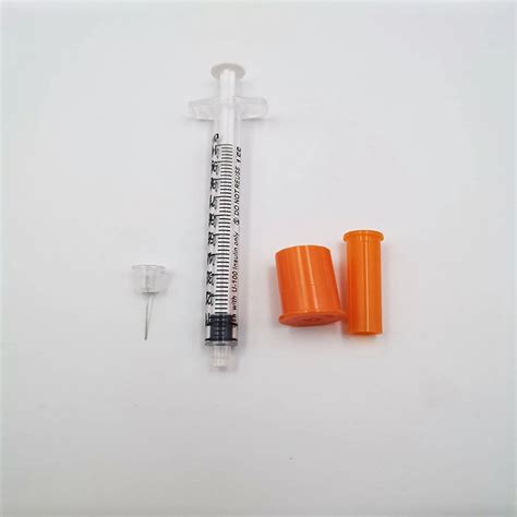 Medical Supply Insulin Syringe With Needles China Disposable Insulin