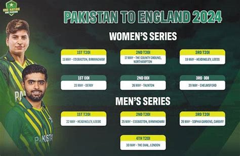 Pakistan Men And Women Cricketers To Tour England In May 2024