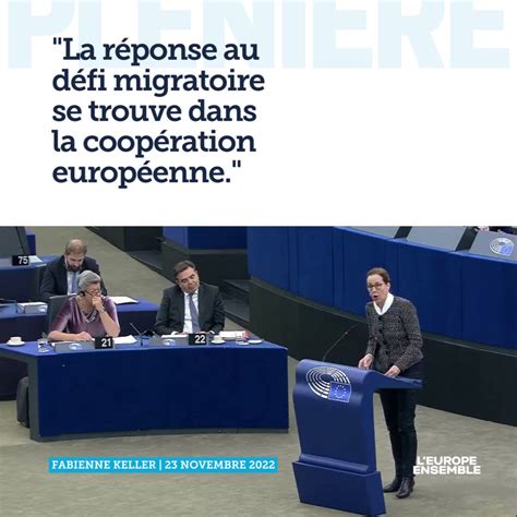 Fabienne Keller on Twitter La réponse au défi migratoire est dans la