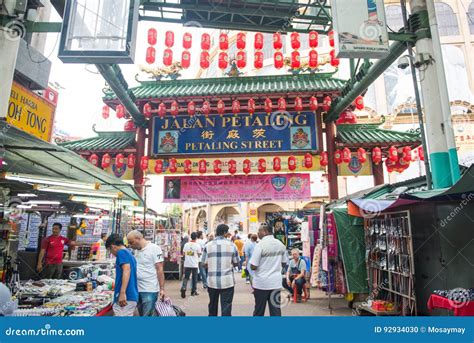 jalan petaling chinatown kuala lumpur malaysia  march