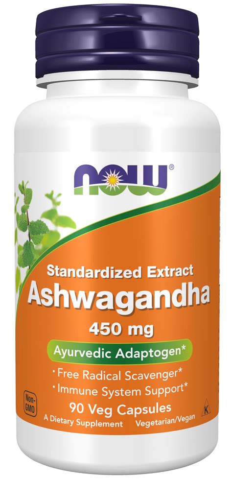 NOW Ashwagandha Extract 450 mg,90 Veg Capsules : Amazon.com.au: Health