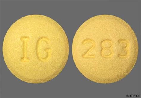 Yellow Round With Imprint 283 Pill Images - GoodRx