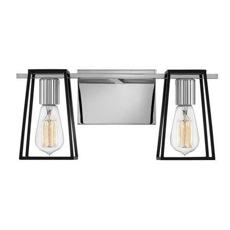 Hinkley Filmore 160 In 2 Light Chrome Vanity Light 5162cm The Home Depot