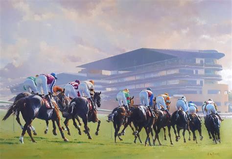 PETER SMITH ORIGINAL HORSE RACING ARTWORK - Conversation Pieces