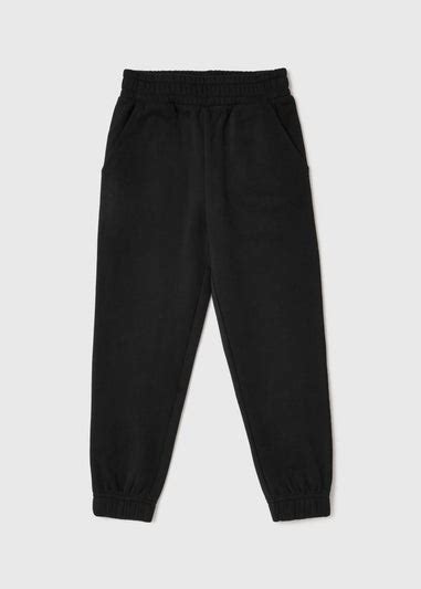 Girls Black Joggers 7 15yrs Matalan