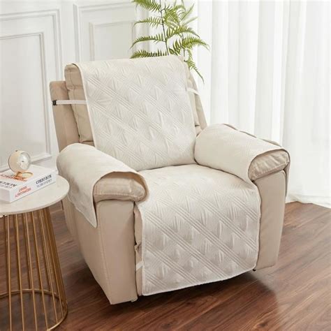 Housse De Fauteuil Relax Matelass Antid Rapant Couvre Fauteuil Relax