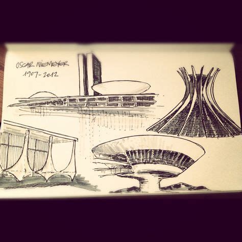 Oscar Niemeyer Drawings