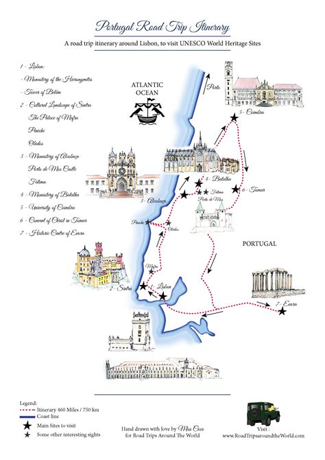 New Map available for download: A UNESCO Road Trip in Portugal ...