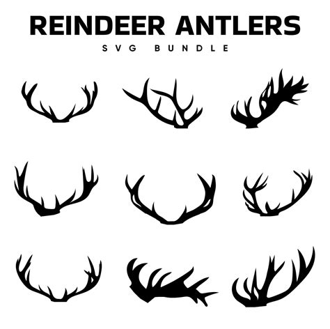 Reindeer Antlers Svg Masterbundles