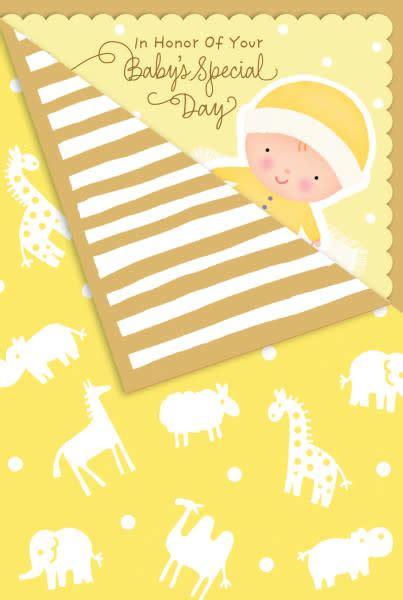 Baby Dedication Card In Honor Of Your Babys Special Day Reillys