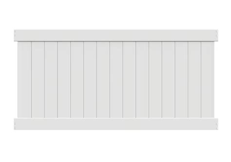 Freedom Pre Assembled Ashford 4 Ft H X 8 Ft W White Vinyl Fence Panel Proarb