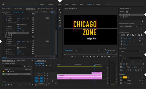 Create A Layered Opening Title Sequence Adobe Premiere Pro Tutorials