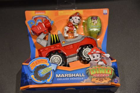 Review Paw Patrol Dino Rescue Marshall Deluxe Vehicle Movies Games