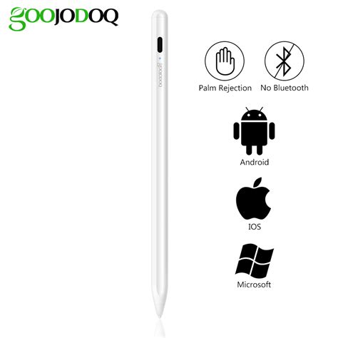 2-In-1 Universal & Palm Rejection Touch Stylus Pen for iPad Pencil Stylus Pen for Android IOS ...