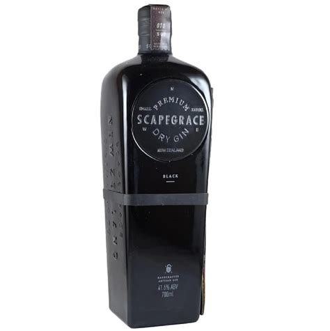 極惡黑氈酒 700毫升 SCAPEGRACE BLACK GIN 700ml 金酒 斯凯普格雷斯 Scapegrace DUTY ZERO