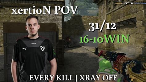 Mouz Xertion Kills Pov Playing Ancient On Faceit Csgo Pov